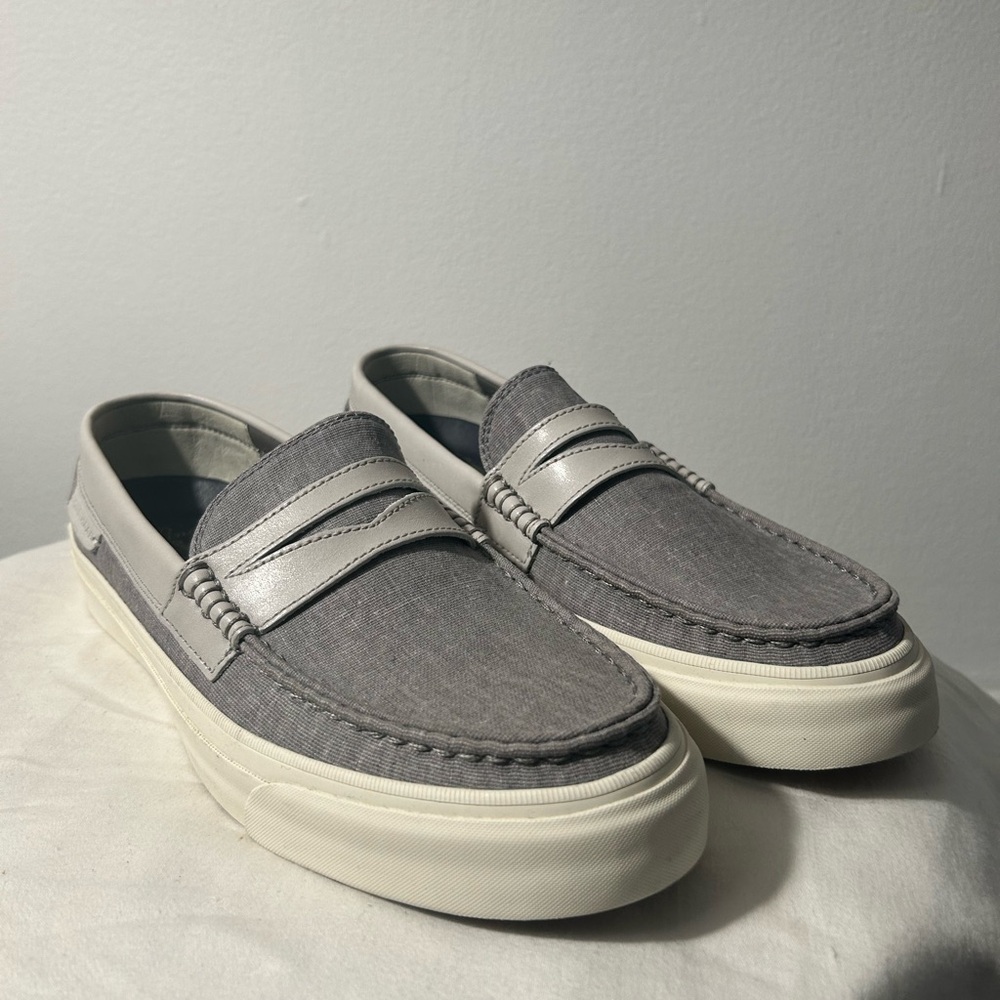 Cole Haan Gray and Cream Men's Loafers